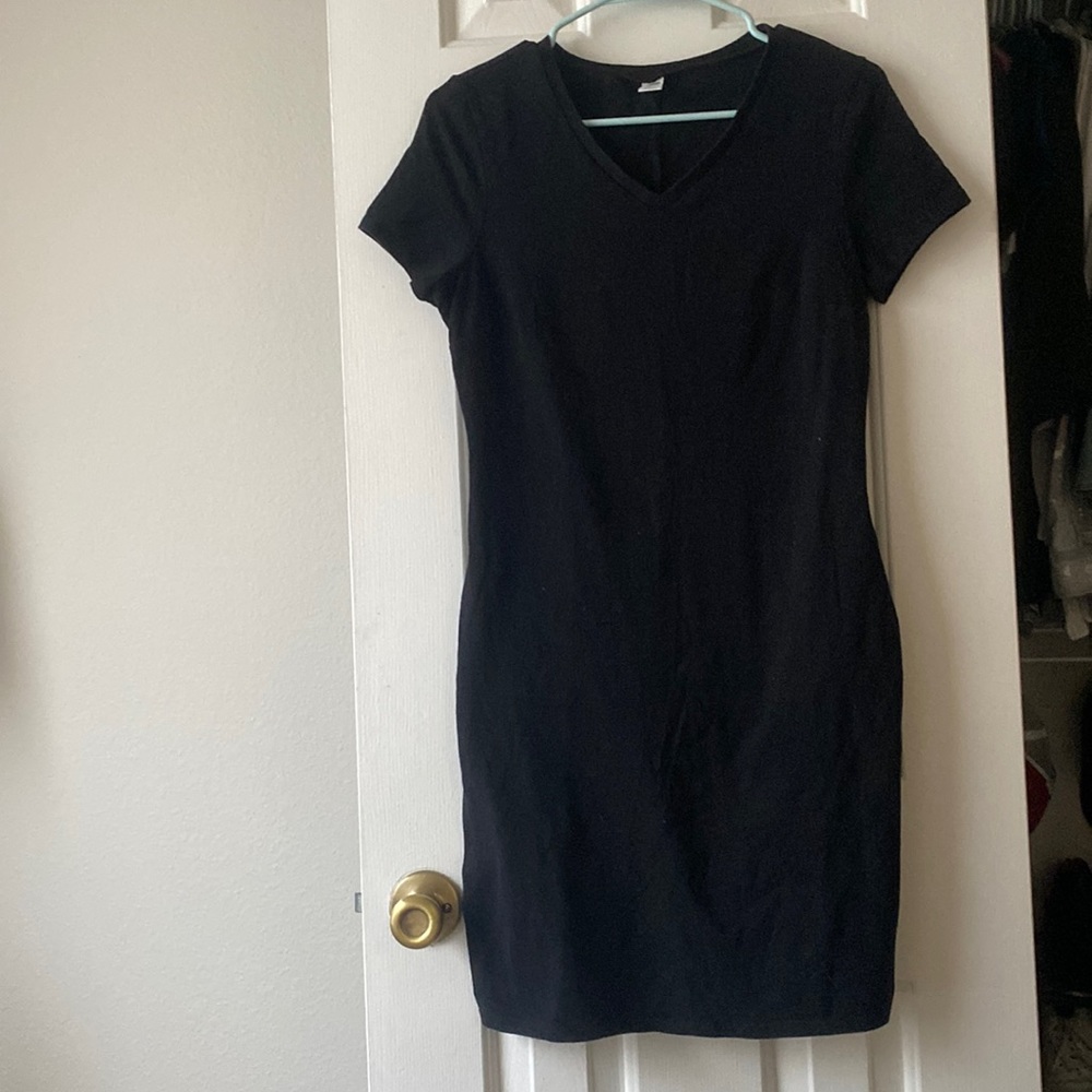 Old Navy | Black Bodycon T-shirt Dress